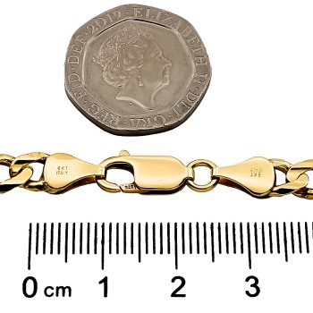 9ct gold 23.3g 20 inch figaro Chain